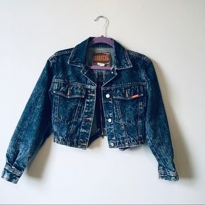 Unique vintage jean jacket